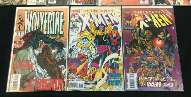 WOLVERINE 7PC LOT (VF) +UNCANNY X-MEN!! 1996