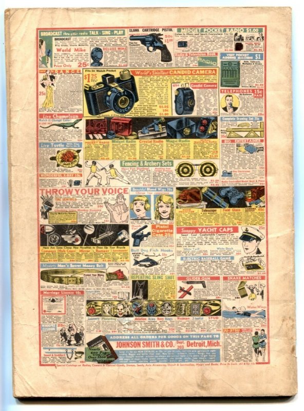 Super Comics #5 1938- Early comic book- DICK TRACY VG-