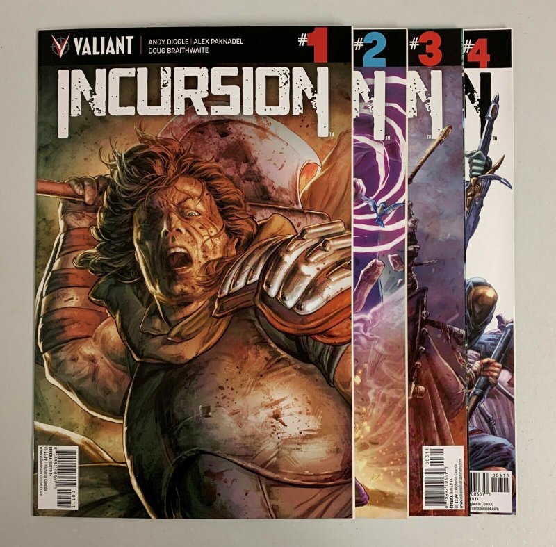 Incursion #1-4 Set (Valiant 2019) 1 2 3 4 Andy Diggle Alex Paknadel (9.2+) 