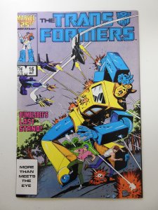 The Transformers #16 (1986) Beautiful NM- Condition!