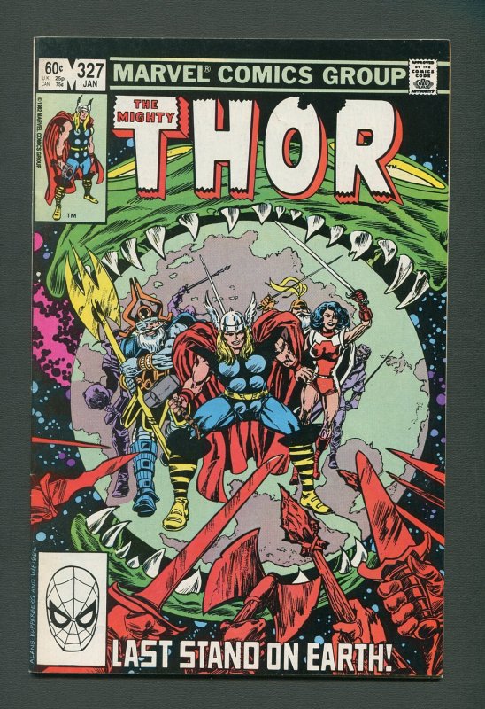 Thor #327 /   9.2 NM  /   January 1983