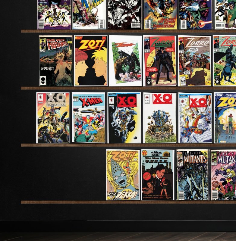 Huge Lot 150+ Comics with Zot!, The New Mutants, Wolverine, Zorro & More!