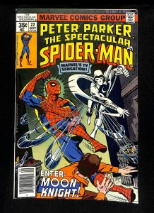 Spectacular Spider-Man #22 Moon Knight!