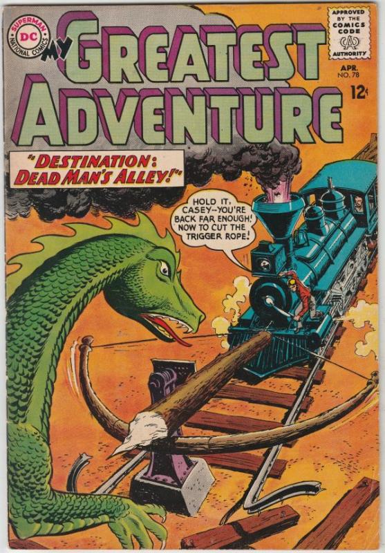 My Greatest Adventure #78 (Apr-63) FN/VF- Mid-High-Grade 