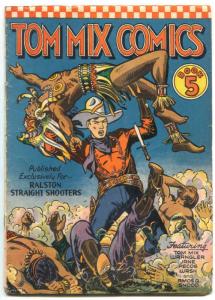 Tom Mix Comics- Ralston Straight Shooters- Cover of #5 with Issue #6 inside