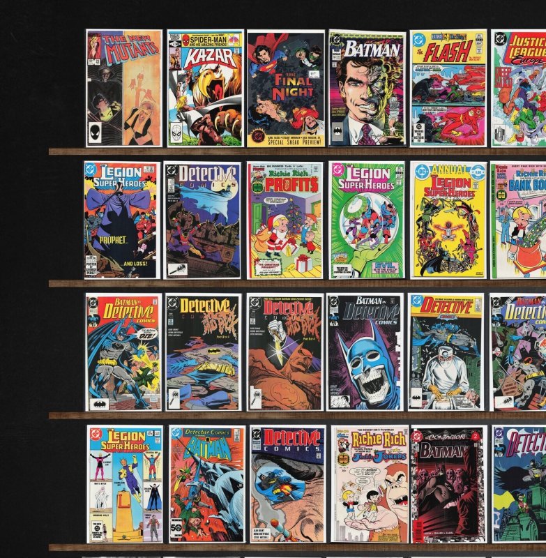 Huge Lot 150+ Comics with Detective Comics, Legion Of Super Heroes & More!