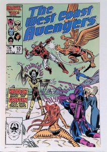 West Coast Avengers #10 (July 1986, Marvel) 9.0 VF/NM