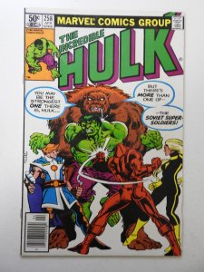 The Incredible Hulk #258 (1981) FN- Condition!