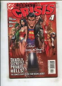 IDENTITY CRISIS #1 (9.2) SIGNED BY RAGS MORALES!! 2004