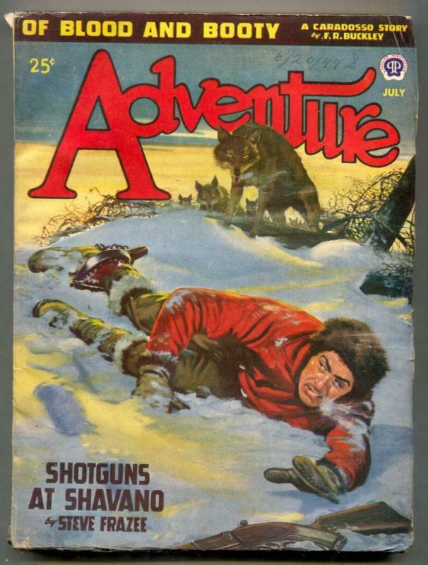 Adventure Pulp July 1947- Shotguns at Shavano FN