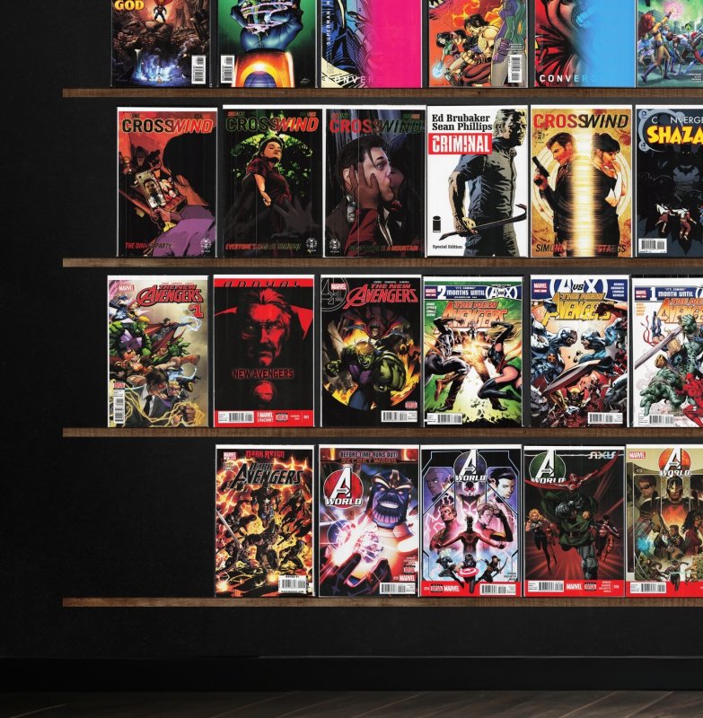 Huge Lot 150+ Comics with Countdown, Cyborg, Avengers World & More!