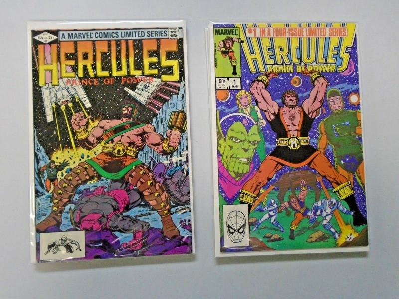 Hercules Two Sets 1st and 2nd Series 8 different books 8.0 VF (1982 1984)