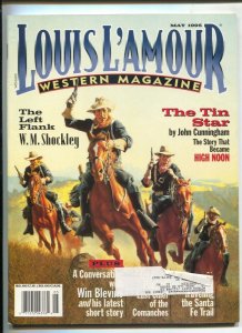 Lois L'Amour Western Magazine 5/1995-Frank McCarthy cover-Tin Star story th...