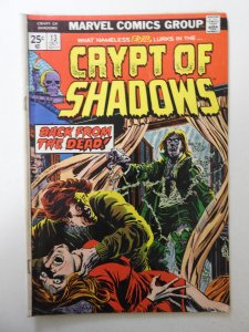 Crypt of Shadows #13 (1974) VG- Condition!