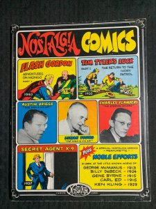 1972 NOSTALGIA COMICS #1 FN 6.0 Flash Gordon / Secret Agent X-9