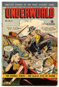 Underworld #8 1949- Golden Age comic- Kid Broadway F/VF 