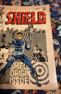Nick Fury, Agent of SHIELD #4 (1968)Steranko shield origin