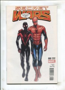 Secret Wars #9 - Sarah Pichelli 1:25 Variant / Very Hard to Find (9.2OB) 2016