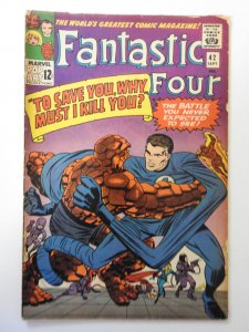 Fantastic Four #42 (1965) GD Condition cover detached