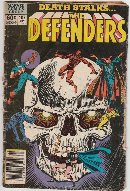 6 The Defenders Marvel Comic Books # 107 117 118 124 138 151 Daredevil WM8