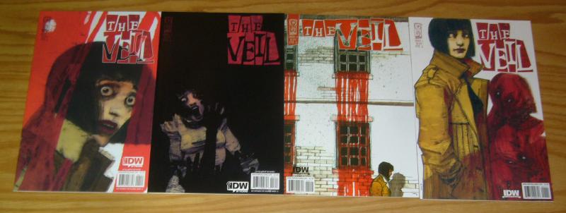 the Veil #1-4 VF/NM complete series ALL A VARIANTS idw comics set lot 2 3