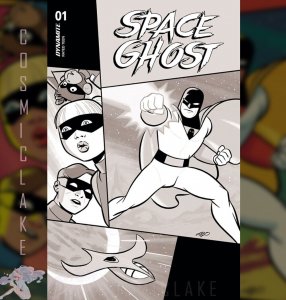 SPACE GHOST #1 MICHAEL CHO 1:20 INC RATIO BLACK & WHITE VARIANT PREORDER 5/1 ☪