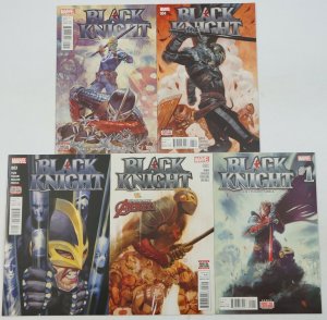 Black Knight #1-5 VF/NM complete series - Marvel Comics set lot 2016 Frank Tieri