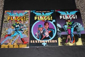 LARGE LOT! First Comics AMERICAN FLAGG! 24 Comics ~Includes Special#1 VF (HX748)