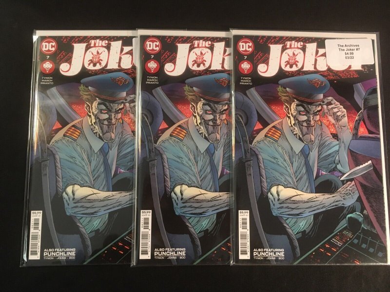 THE JOKER #7 Three Copies, VFNM Condition