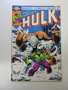 The Incredible Hulk #272 (1982) VF+ condition