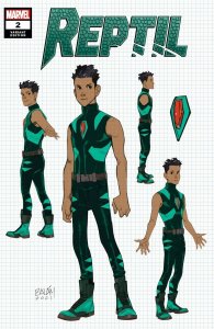 Reptil #2 1:10 Balam Design Variant Marvel Comics 2021 EB119