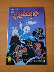 Critters #10 Usagi Yojimbo Cover ~ NEAR MINT NM ~ 1987 Fantagraphics Comics