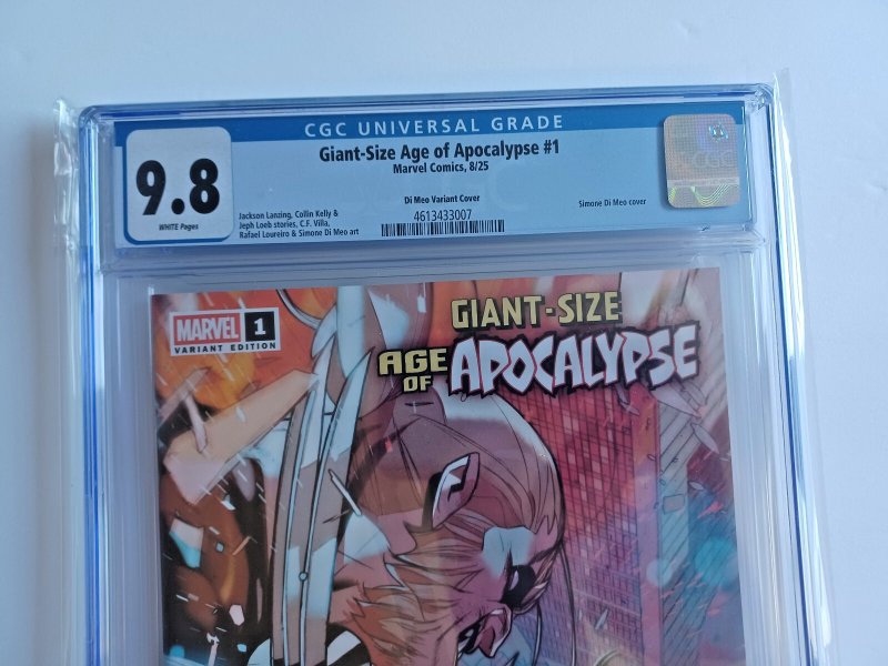 Giant Size Age of Apocalypse #1 - Variant Wolverine vs Sabertooth -2025- CGC 9.8