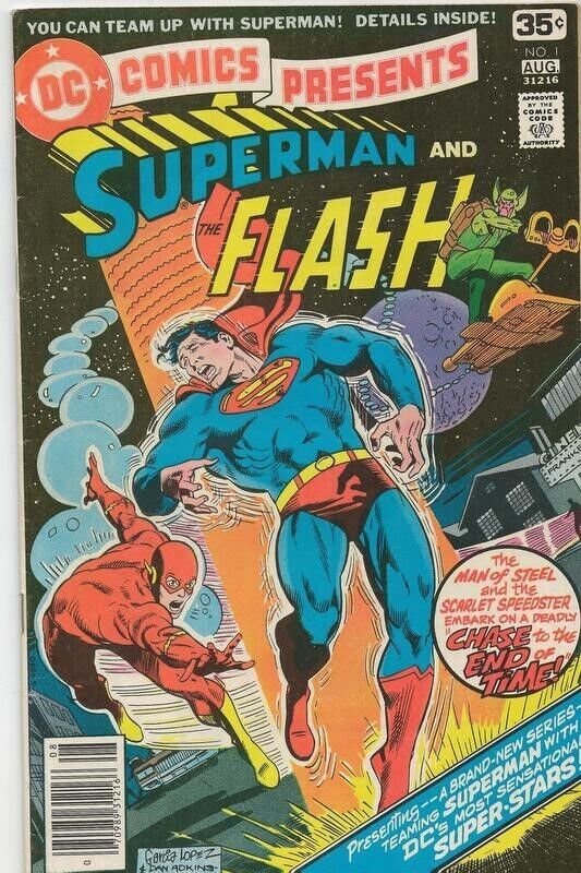 DC Comics Presents #1 ORIGINAL Vintage 1978 DC Comics Superman Flash 