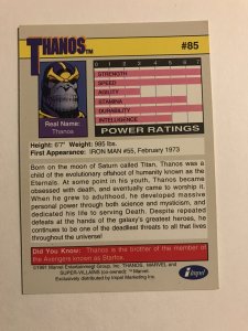 THANOS #85 : Marvel Universe 1991 Series 2 card; Impel, KEY, NM/M Hi Grade