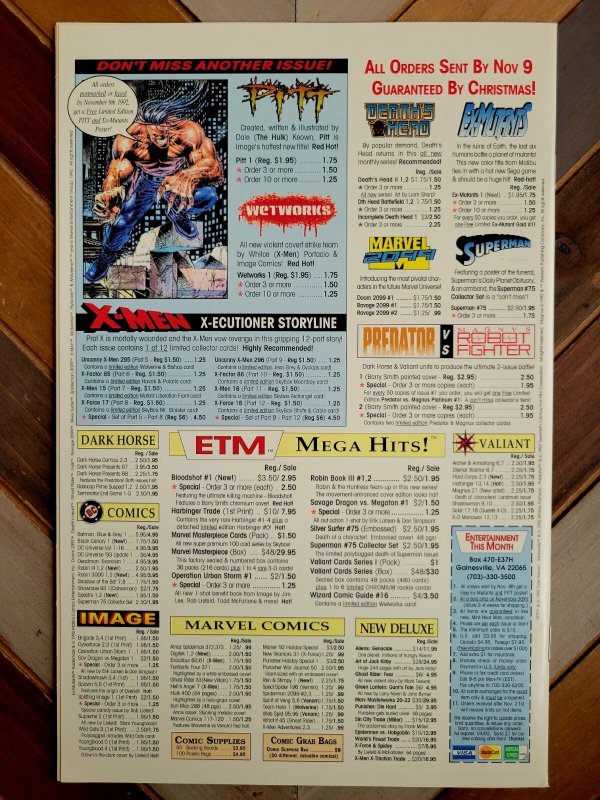 Supreme #1 w Trading Card (Image 1993) Silver Foil / 1st Issue Rob Liefeld VF/NM