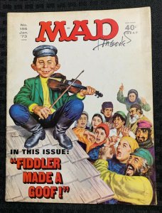 1973 MAD Magazine #156 VG/FN 5.0 SIGNED by Sergio Aragones w/ COA / Fisherman