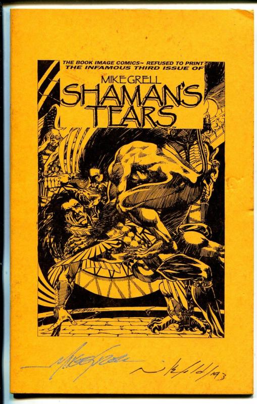 Shaman's Tears Ashcan Edition #3 1993-signed by Mike Grell & Mike Gold-VF-