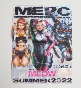 Merc Publishing poster - 18 x 24 - Miss Meow - Deathrage - Born of Blood 2022 