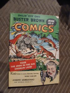 Buster Brown Comics, Book 11 (1946) Golden Age Shoe Storage Promotional