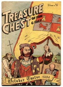 Treasure Chest Vol.  3 #3 1947- Columbus- VG