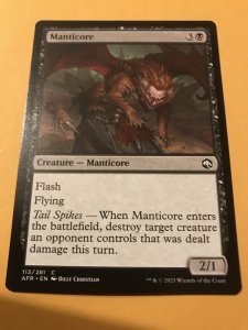 MANTICORE : Magic the Gathering MtG / Adventures in Forgotten Realms