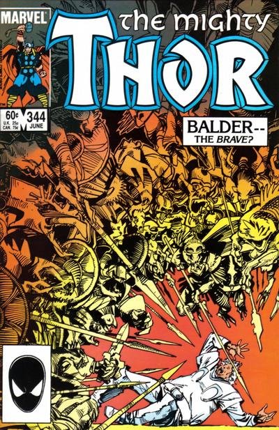 Thor #344 (ungraded) stock photo / 001