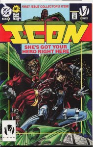 Icon #1 Newstand Edition (1993) Icon