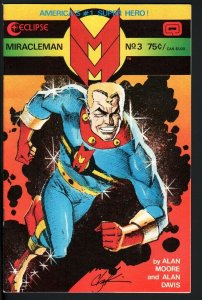 MIRACLEMAN #3-1985-ECLIPSE-COPPER AGE-NICE COPY-HIGH GRADE-NM