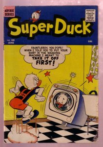 SUPER DUCK #68 1956-WACKY WASHING MACHINE COVER-RARE VG