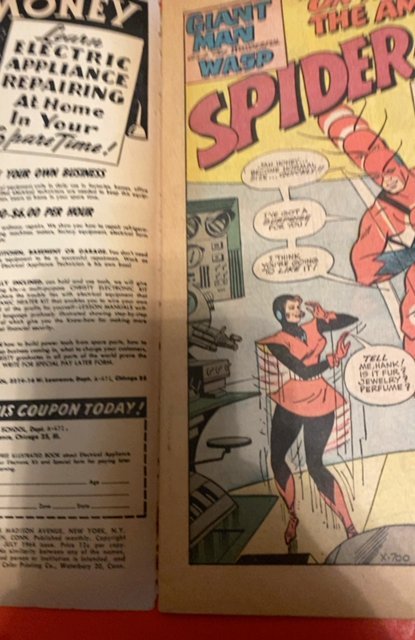 Tales to Astonish #57 (1964) vs Spider-Man silver age app