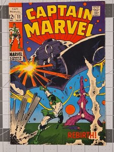 Captain Marvel #11 ?-Captain Marvel Gets New Powers (Marvel Comics—March-1969)