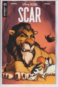 DISNEY VILLAINS SCAR (2023 DYNAMITE) #1 VARIANT CVR E HA