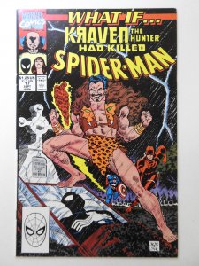What If...? #17 Direct Edition (1990) Kraven Killed Spider-Man? VF+ Condition!
